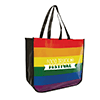TO4708-EXTRA LARGE RECYCLED SHOPPING TOTE-Rainbow